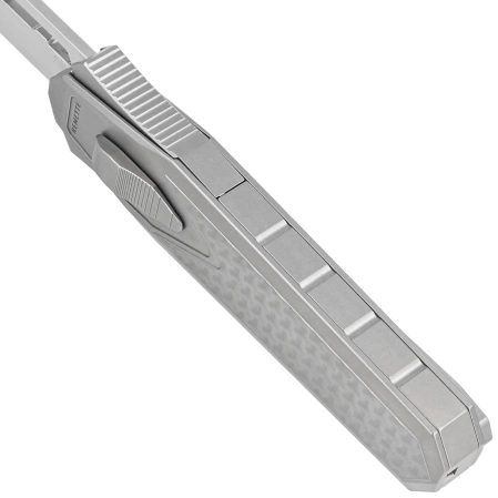 Remette Swordfish Titanium / Yellow Green Carbon Fiber, Pearlescent M390 (ZL101B2)