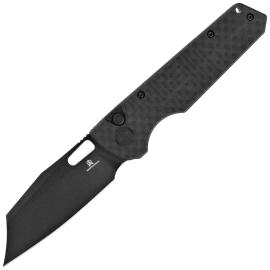 Nóż składany Bestechman Guardian Black G10 w/ Carbon Fiber Pattern, Black PVD D2 (BMK11E)
