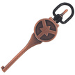 ASP Blue Line Guardian G1 handcuff key with ASP logo, Antique Copper (56916)