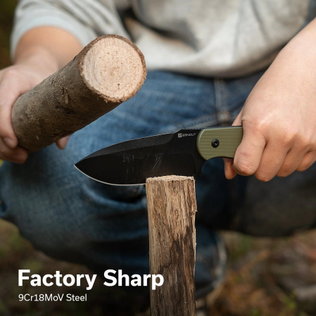 Nóż Sencut Toxodon OD Green G10, Black 9Cr18MoV (S24036-2)