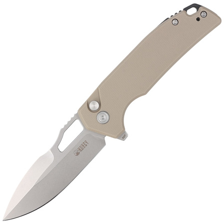 Nóż składany Kubey Knife RDF Tan G10, Bead Blasted AUS-10 by HYDRA Design (KU316D)