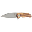 BlackFox Argus Ziricote Wood, Satin D2 by Grigorii Matveev knife (BF-760 W)
