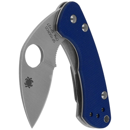 Spyderco Balance Sprint Run Cobalt Blue G10, Satin CPM SPY27 by Ed Schempp (C141GPCBL)