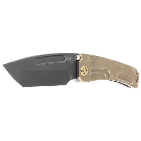 Medford Marauder-H T/E Bronze Titanium, Bronze HW/Clip, Black DLC S45VN by Greg Medford (MK045SPD-36A1-T1CP-BP)