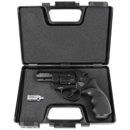 BAS Voltran Ekol Viper 2.5'' Matte Black cal. alarm revolver .22 Long Blanc