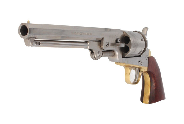 Pietta Revolver 1851 Colt Navy Yank Old Silver .44 (YANB44)