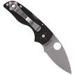 Spyderco Lil' Native G-10 Black Mid Back Lock PlainEdge Knife (C230MBGP)