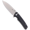 Sencut Knife Sachse Black Micarta, Satin 9Cr18MoV (S21007-1)