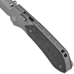 Remette RT-Meteor Knife Gray Titanium/Shredded Carbon Fiber, Pearlescent M390 (RTPT-E)