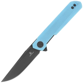 Nóż składany Bestechman Mini Dundee Tiffany Blue G10, Grey PVD D2 by Ostap Hel (BMK03L)