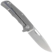 LionSteel Q4ttro Knife Gray Titanium/ Fat Carbon, Satin MagnaCut by Molletta (Q4 GY)