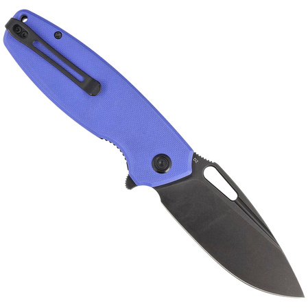 Kubey Knife Tityus Blue G10, Dark Stonewashed D2 (KU322I)