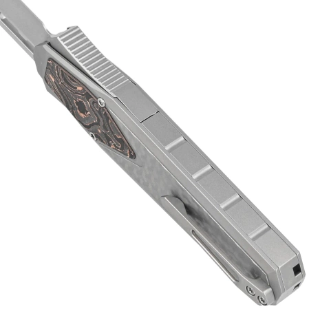Nóż grawitacyjny Remette Swordfish Titanium / Copper Carbon Fiber, M390 (ZL101B4)