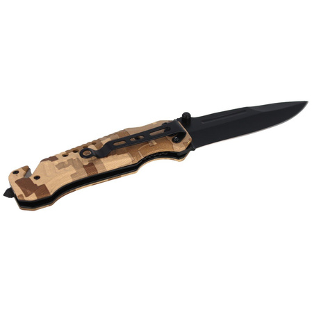 Puma Solingen Rescue Folder Camo Aluminium, Black Coated (306312)