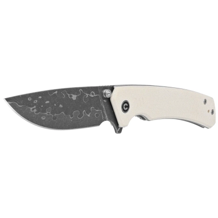 Nóż składany Civivi Merit Ivory G10, Damascus (C24012-DS1)