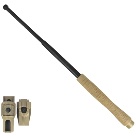 Pałka teleskopowa hartowana ESP Ergonomic 21'' Khaki (ExB-21HE-KH-BK BH-54)