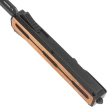 Tekto A7 Zastava D/E Black Aluminum/American Walnut OTF Knife, Black CPM S35VN