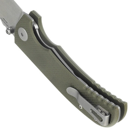 Spartan Blades Astor Green G10, Tumbled CPM 154CM by Les George (SFBL8GR)