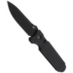 Fox Predator II 2F Full Auto Knife Black FRN, Black Idroglider N690Co (FX-448 B)
