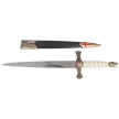 Decor Habitat Templar Dagger White ABS, Satin (S0296)