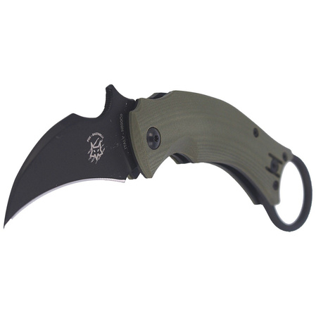 FOX Black Bird Folding Knife by Bastinelli / Black Blade (FX-591 OD)