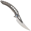 RikeKnife Alien 4 Dark Gray Titanium, Damasteel by Richard Wu (RK-ALIEN4-DG)