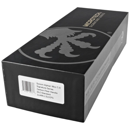 Nóż Microtech Socom Alpha Mini T/E Signature Carbon Fiber, Black DLC by Tony Marfione (114M-1DLCCFS)