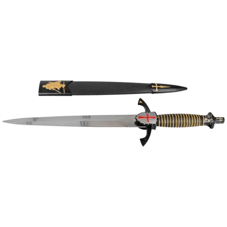 Decor Habitat Templar Dagger Black/Gold ABS, Satin Stainless Steel (S0301)