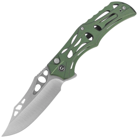 Nóż składany Civivi Biophase Green Aluminium, Satin Nitro-V (C23083-1)