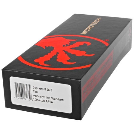 Nóż automatyczny OTF Microtech Cypher II D/E Tan Aluminium, Apocalyptic M390MK by Deryk Munroe and Tony Marfione (1242-10APTA)