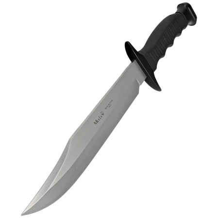 Muela 95-221 Black Rubber Knife, Satin 420H
