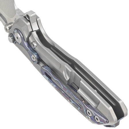 Reate T1000-V2 Gray Titanium/Zircuti Knife, Satin M390 by Alvin Lee