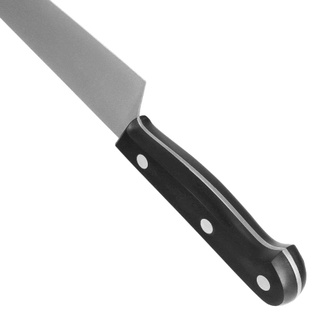 MAM Cooks Chef Kitchen Knife Black Polymer, Polished X50CrMoV15 (539)