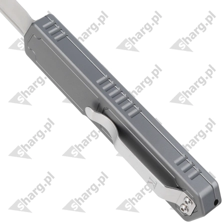 Nóż automatyczny OTF TacKnives TAKCOM Vigor V2 Carbon Fiber / Grey Aluminum, Satin CPM 154CM