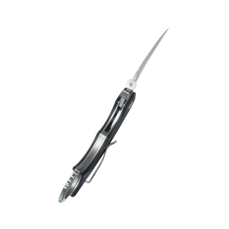 Nóż składany Kubey Rogue Pikal Black G10, Stonewashed 14C28N by MUZI Design (KU298A)