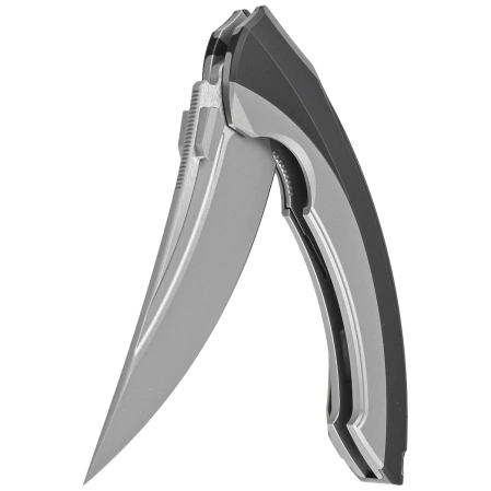 RikeKnife Lamella Black DLC Titanium, Satin M390 (RK-Lamella-BP)