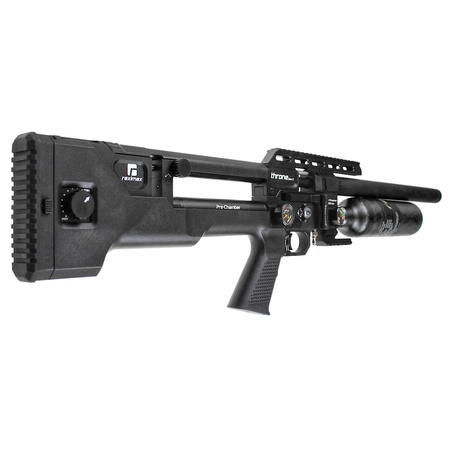 Wiatrówka PCP Reximex Throne Gen 2 Carbon 4.5 mm z regulatorem i tłumikiem