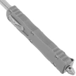 Microtech Dirac D/E OTF Knife Natural Clear Aluminum, Stonewashed M390 by Tony Marfione (225-10NC)