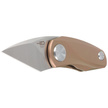 Bestech Tulip Frame Lock Knife Pink Titanium, Stonewashed / Satin M390 by Ostap Hel (BT1913D)