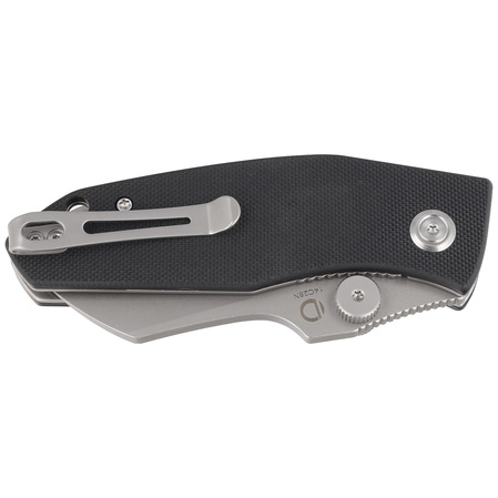 Kubey Knife Monsterdog Black G10, Bead Blasted 14C28N by Dmitry Osarenko (KU337A)