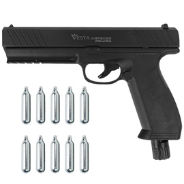 Vesta Defence PDW50 .50 Cal 17J RAM Pistol Set + 10 CO₂ Cartridges