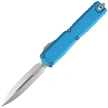 Microtech Ultratech Gen IV D/E OTF Knife Blue Aluminum, Stonewashed M390MK by Tony Marfione (11224-10BL)