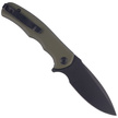 Civivi Mini Praxis Knife Green G10, Black Stonewashed D2 (C18026C-1)