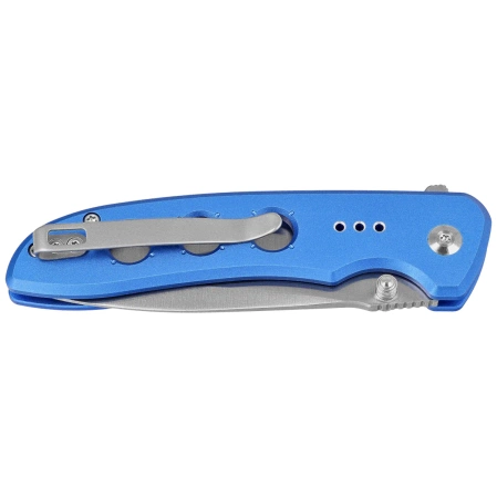 Civivi Hyperpulse Blue Aluminum Knife, Satin 14C28N (C23087A-2)