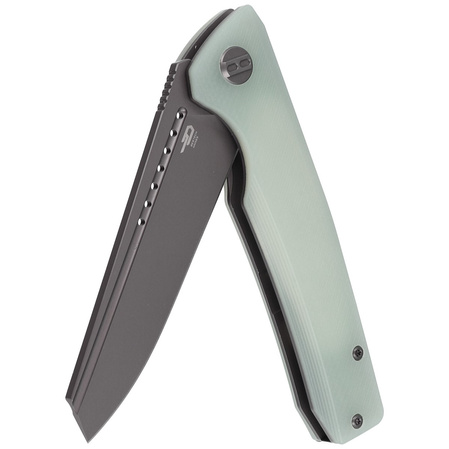 Bestech Slyther Knife Transparent G10, Grey Titanized 14C28N (BG51B-3)