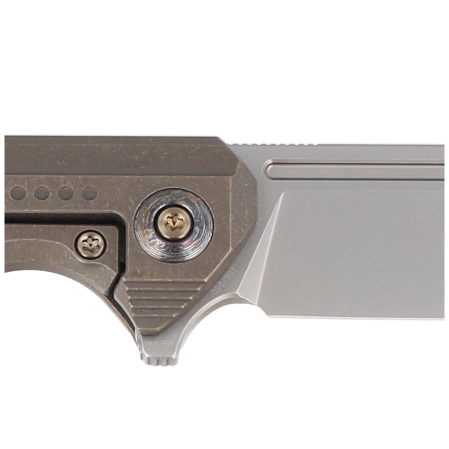 Nóż składany WE Knife Reiver LE No 166/260 Bronze Titanium, Silver Bead Blasted CPM S35VN (WE16020-3)