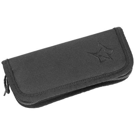 Fox Chronos Black PVD Aluminum Knife, Blue HW, Black PVD MagnaCut by Stefan Merk (FX-552 AL)