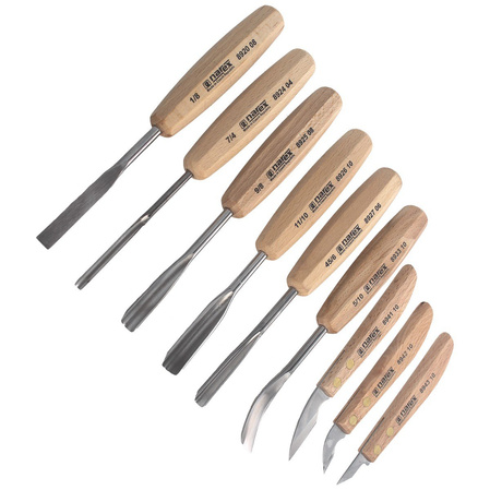 Narex Standard Carving Chisels Set in Wooden Box 9pcs (8948 13)