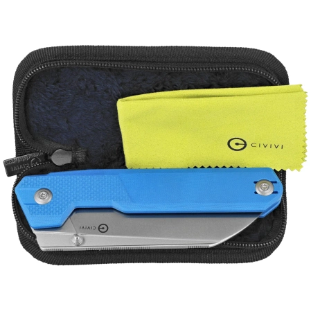 Civivi Hid Knife Blue G10, Satin 14C28N by Ostap Hel (C23008-5)