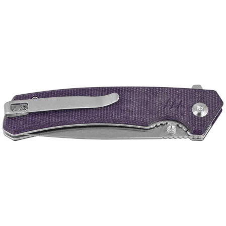 Civivi Merit Knife Purple Canvas Micarta, Satin 14C28N (C24012-3)